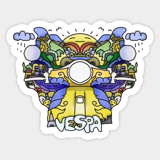 Vespa 1998 Sticker